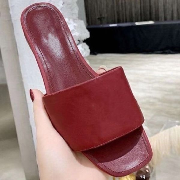 

70% off wholesale sandals flip-flops color slippers woman flat shoes open toe luxury slides slip on women leather casual new zapatos de muje, Black