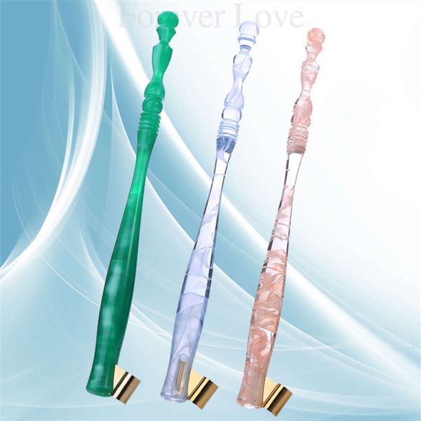 

the pen imitation glass calligraphy cartoon line marker, european style water dip pen, resin pen