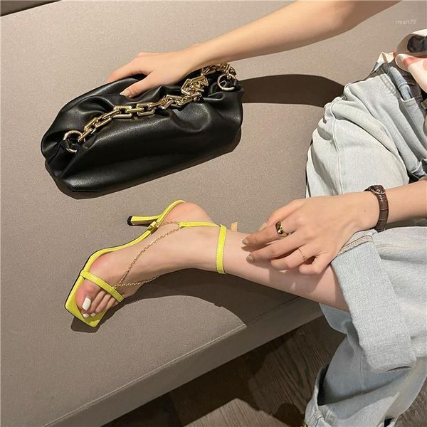 

sandals gold super high heel women shoes1, Black