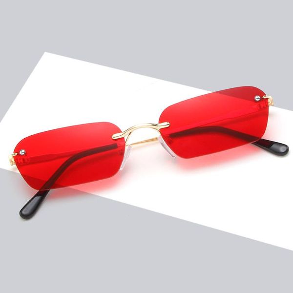 

sunglasses 2021 summer retro shades rectangle candy color uv400 metal frame clear lens sun glasses eyewear goggles, White;black