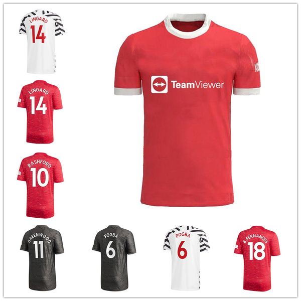 

2021 2022 manchester soccer jerseys united final edition greenwood cavani utd van de beek b. fernandes rashford football shirt 21 22 man + k, Black;yellow
