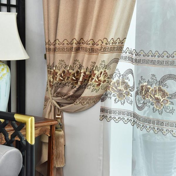 

chinese classical cotton and linen curtains for style living room bedroom study blackout custom curtain & drapes