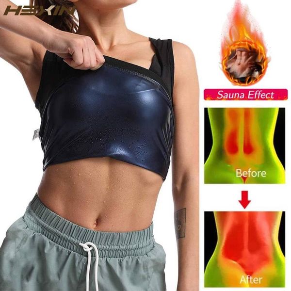 

women vest sauna sweat tank waist trainer body shaper tighten abdomen corset slimming shapewear weight loss for fitness women's shapers, Black;white