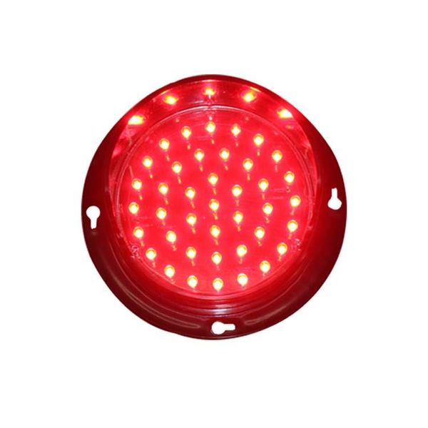 

mini 100mm waterproof dc 12v or dc24v red light led traffic replacement
