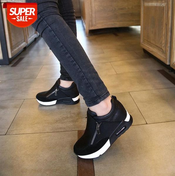 

large size canvas women's shoes 41 42 sports wind casual frosted inner increase student running #zh6u