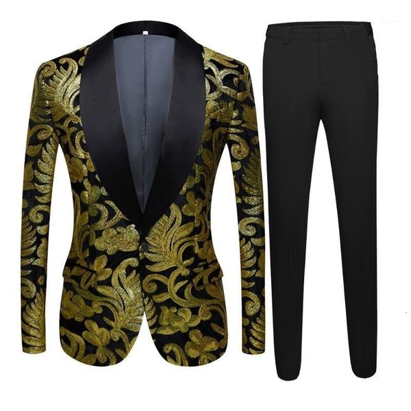 

men shiny gold sequin glitter embellished blazer jacket men nightclub blazer wedding party suit jacket stage singers1, White;black