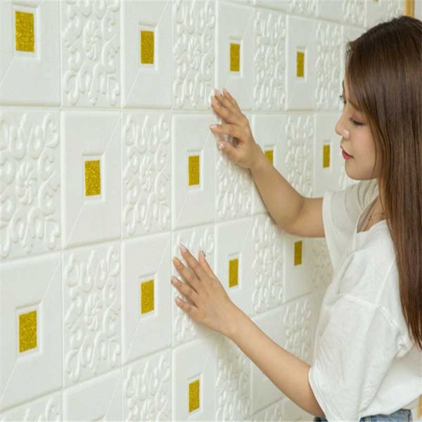 

wallpapers tv roof ceiling decoration stickers background foam wallpaper self-adhesive paper living room bedroom 3d wall