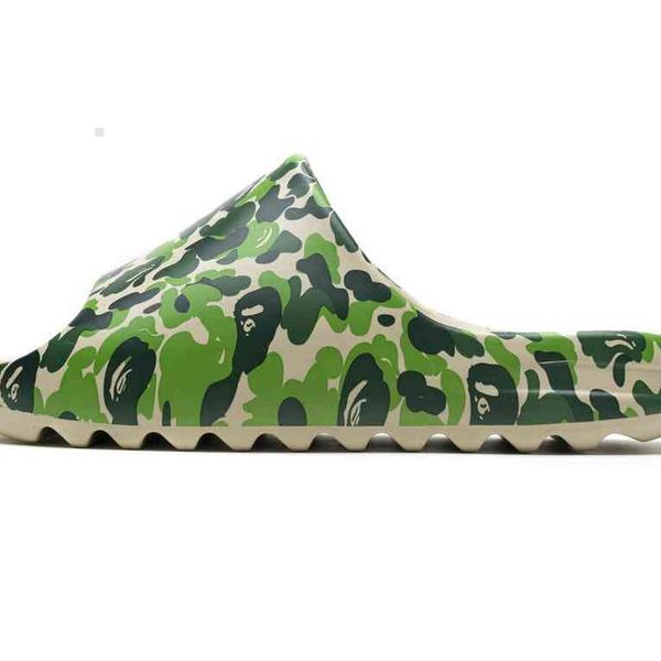 

yeesy slide bone black green fashion street slippers white khaki men women indoor outdoor sandal basketball shoes football size 35-47 yfch