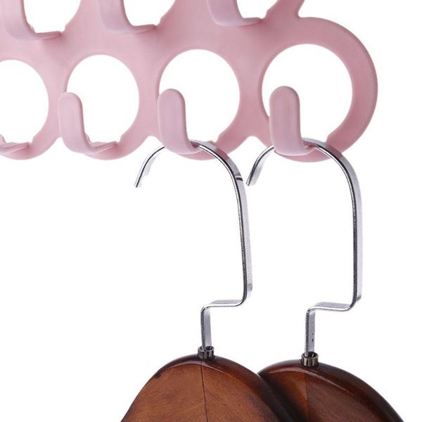 

11holes clothes tie belt shawl scarf hanger display holder closet organizer hook d0ac hooks & rails