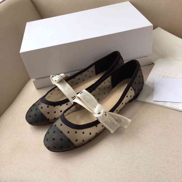 

sandals patent leather flat women butterfly knot strappy sandal mesh wave point ballet shoes alphabet shoe party female 0fuo, Black