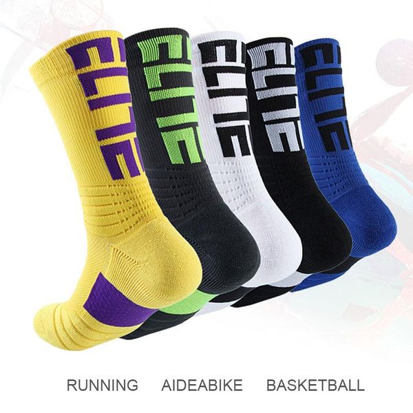 

sports socks sport sock bicycle bike football man woman cycling basketball running fitness riding, Black