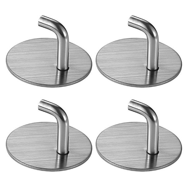 

durable useful stainless steel nail hanger door hook punch wall hooks & rails