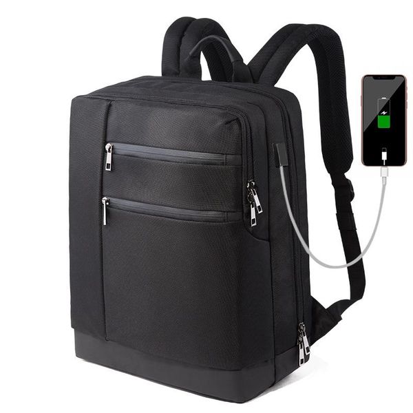 

business backpack usb rechargeable schoolbag lapbag