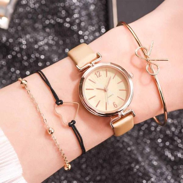 

wristwatches fashion simple women watches small and delicate european beauty casual bracelet watch suit ladies fd, Slivery;brown