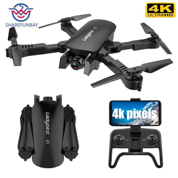 

drone 4k hd aerial camera quadcopter optical flow hover smart follow dual remote control helicopter with drones
