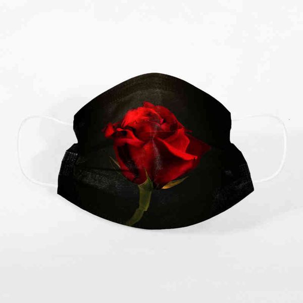 

day positioning pattern valentine's text disposable printing children's mask