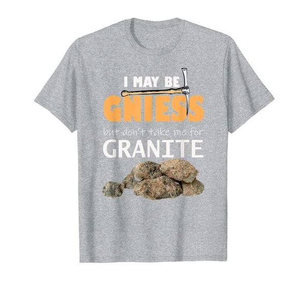 

men's t-shirts geology puns gneiss granite geologist teacher t-shirt, White;black