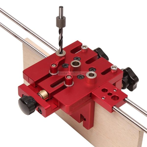 

professional hand tool sets 3 in 1 woodworking pin drilling fixture set guide positioning wood connection system driller