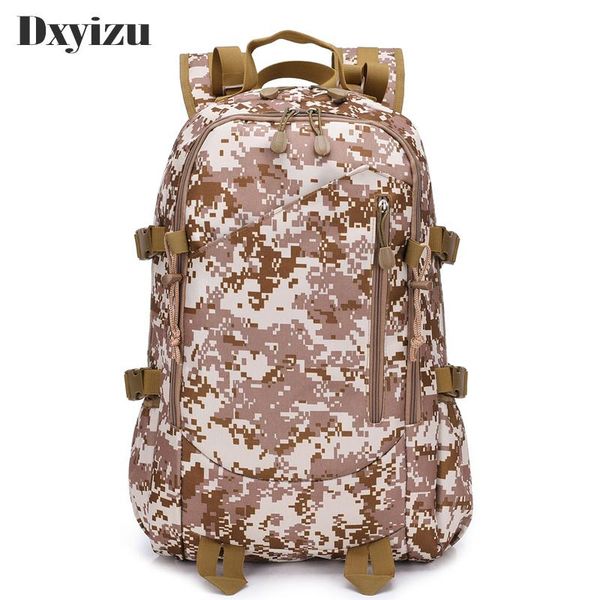 

backpack large capacity polyester waterproof military tactics molle army bag men rucksack for hike travel backpacks