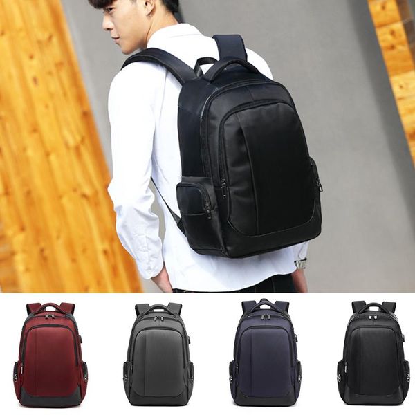 

backpack fashion men's multifunctional breathable wear-resistant usb business computer bag lapstudent school travel pack
