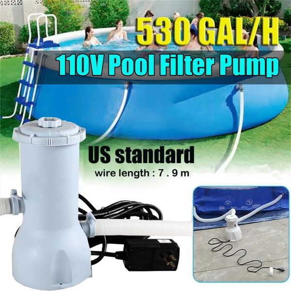 

life vest & buoy 110v 530 gph large swimming pool filter for above ground pools household clean supplies
