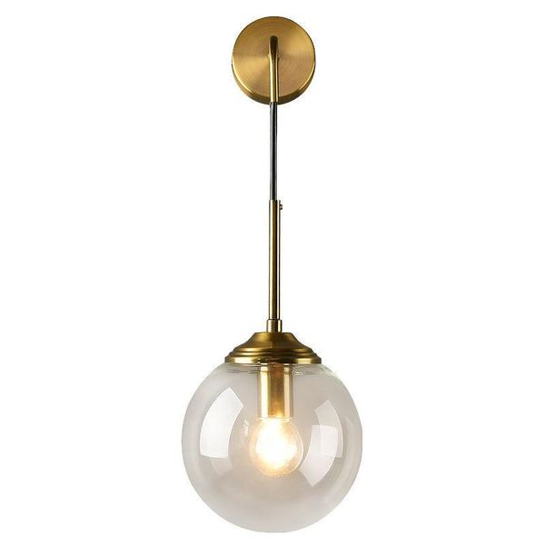 

wall lamp bedroom light living room lighting metal and glass
