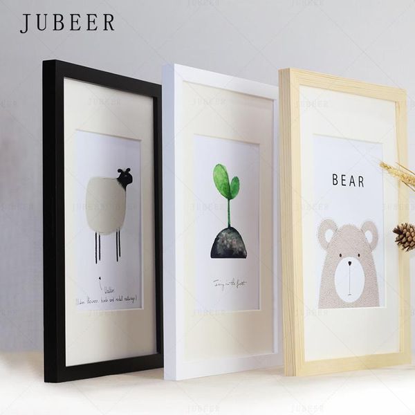 

frames nordic simple wooden frame a4 a3 black white color picture po for wall home decor