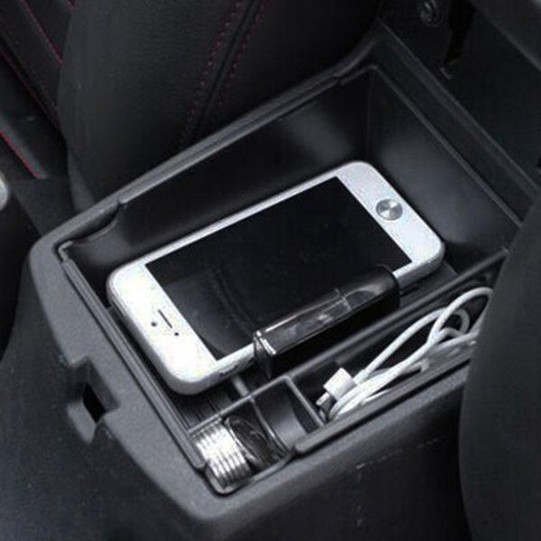 

car organizer armrest storage box partitions hand tray for kia rio k2 2011-2014