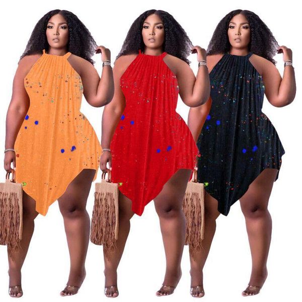 

women's tracksuits plus size printing lady's two piece sets 2021 summer sleeveless backless elastic waist mini shorts clubwear ou, Gray