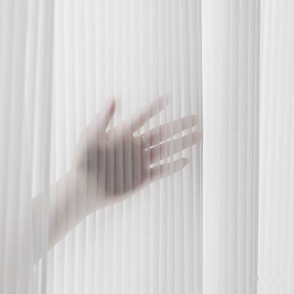 

curtain & drapes elegant japanese blinds semi blackout white tulle window curtains for living room bedroom modern voile finished sheer panel