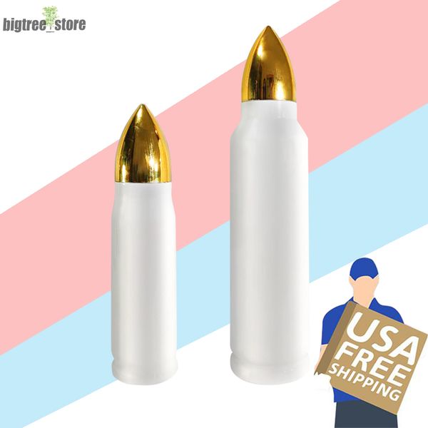 

local warehouse 17oz 33oz sublimation bullet tumbler blanks white bullets bottle stainless steel travel mugs customized diy double insulated