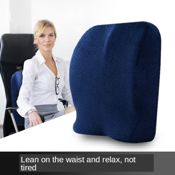 

cushion/decorative pillow ergonomic design multifunction memory foam seat cushion dual use lumbar back support orthopedic sciatica pain reli