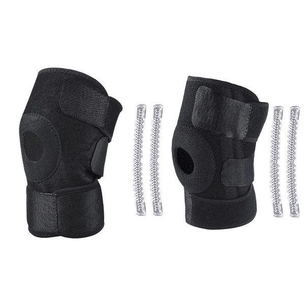 

elbow & knee pads fitness basketball volleyball compression sports support brace pad belt cycling tape, Black;gray