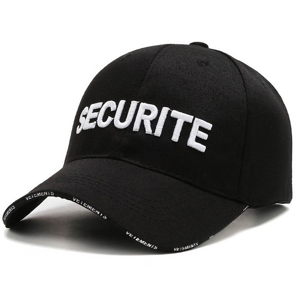 

sandwich baseball cap korean style casual embroidered securite letters hat spring and summer sunshade outdoor peaked cap. 3, Blue;gray