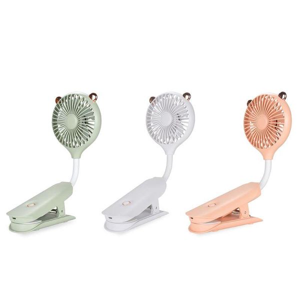 

electric fans small usb charging fan portable mini deskclip air cooler for baby stroller office car outdoor camping drop