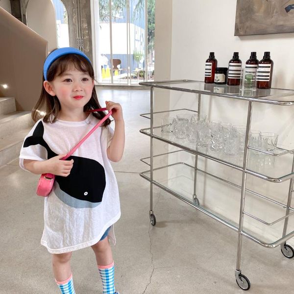 

clothing sets baby girl dress autumn princess clothes cute girls long sleeve t-shirt cartoon flower 2pcs suit, White