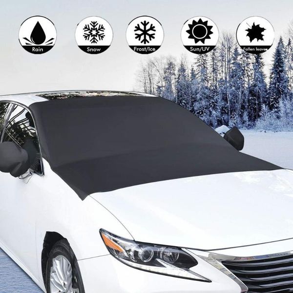 

car sunshade waterproof uv protection winter snow magnetic windshield cover