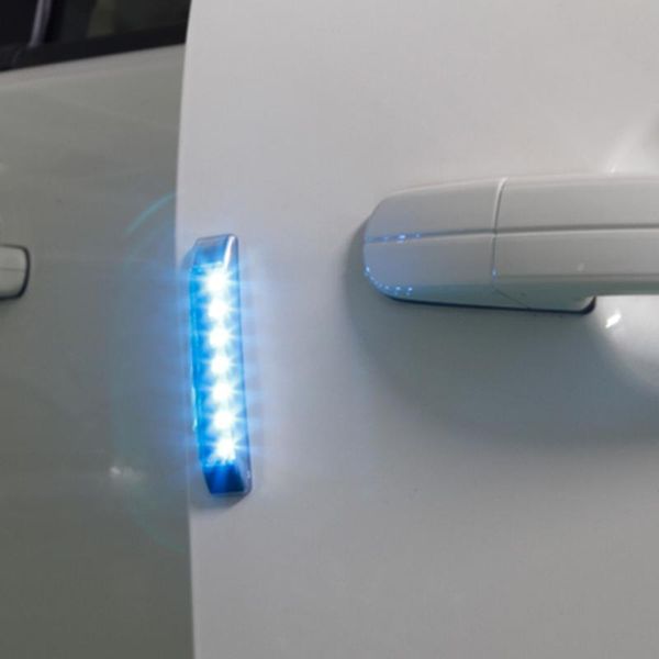 

car door anti-static solar energy protection bumper anti-collision led crash bar decoration light for accessories interior&external lights