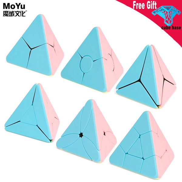 

new arrival moyu cubing classroom puzzle magic cube corner twist bead boomerang windmill maple leaf triangle jinzita pyramid
