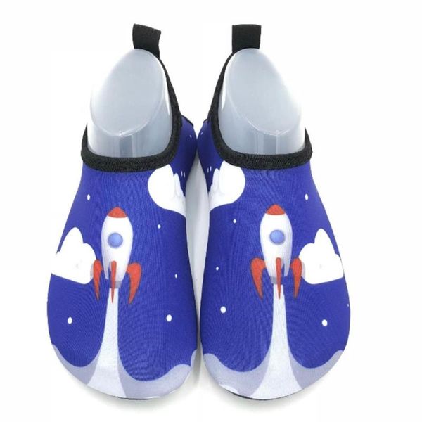 

fins & gloves children swimming shoes quick-drying comfortable water beach print slip-on tpr, eva swim, casual flat