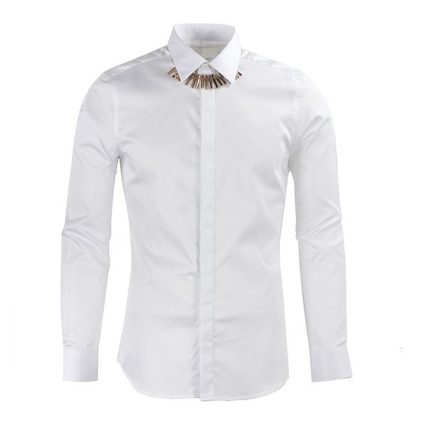 

tee shirt shirt men shirt luxury long sleeve solid color slim fit casual mens plus size 4xl shirts man, White;black