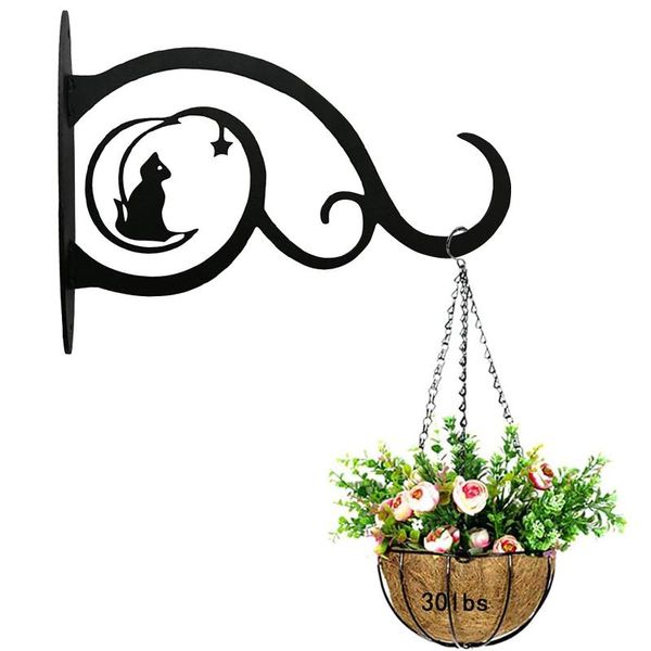 

hooks & rails mounted hanging plant bracket wall-mounted flower pot hook hanger bird feeder