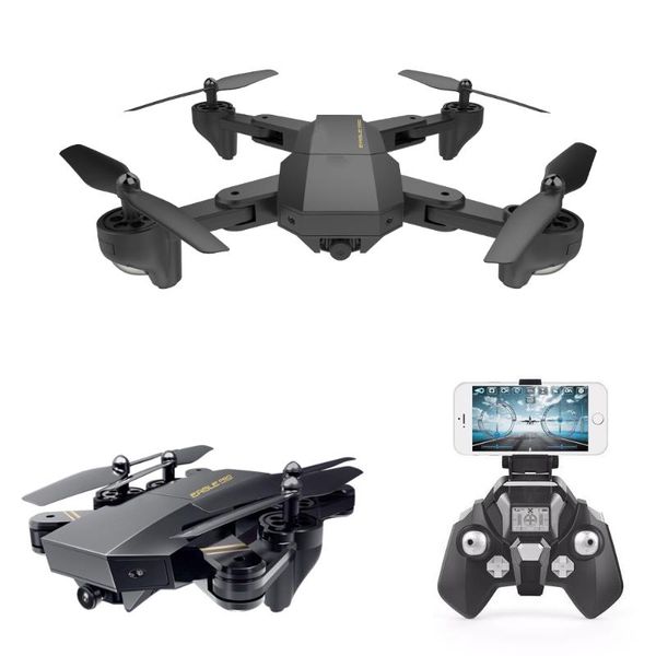 

foldable selfie rc drone with wifi fpv 2mp hd camera quadcopter altitude hold mode helicopter vs visuo xs809hw drones