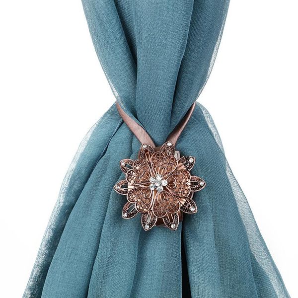 

other home decor flowers curtain tie buckles room accessories europe style holder curtains tieback clip window embrasse rideau
