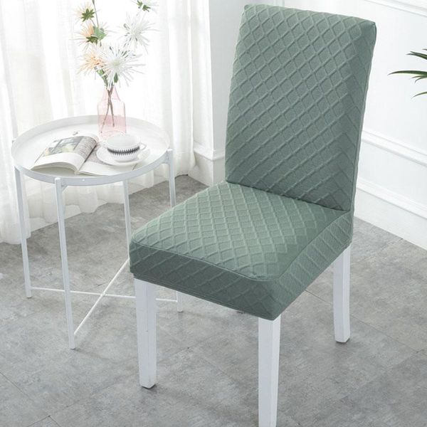 

chair covers 1 pcs super thick cotton spandex dining cover stretch one piece universal machine washable high back