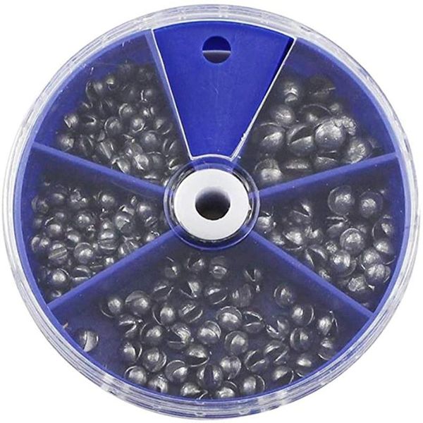 

fishing accessories 100pcs egg rig sinkers angling lead weight split s box hooks tackle drop ship #38