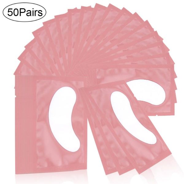 

20/50 pairs lash extensions eye pads grafting eyelashes eyelash hydrogel patches extension supplies sticker tools false