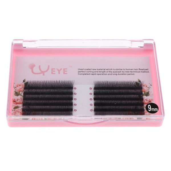 

false eyelashes 0.07mm c curl natural fake reusable eyelash extension practice training makeup lashes 1 box
