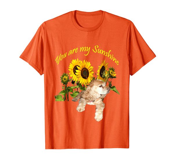 

cocker spaniel sunshine t shirt, White;black