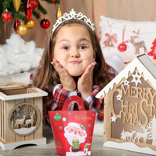 

gift wrap 12pcs lovely candy boxes christmas santa claus (without ribbon)